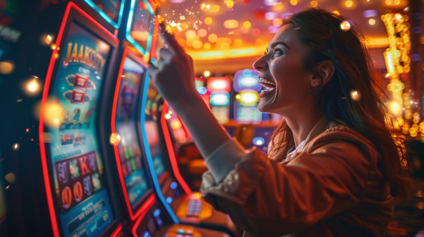 Pemain menikmati taruhan olahraga dan kasino online di perangkat mobile